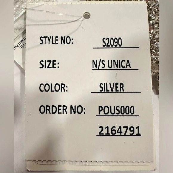 NWT Davids Bridal Wedding Dress Belt Slim Crystal Patterned Sash with Ribbon Tie - Picture 5 of 9